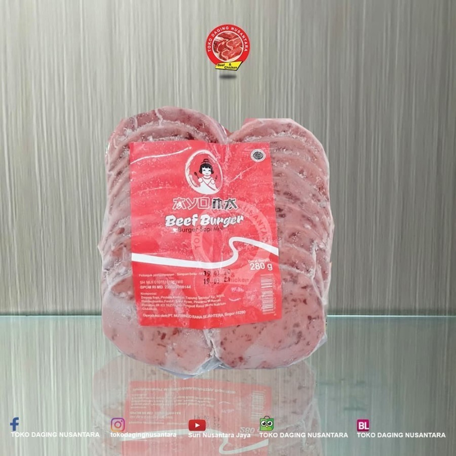 

AYOMA BEEF BURGER I 250 GRAM I 280 GRAM