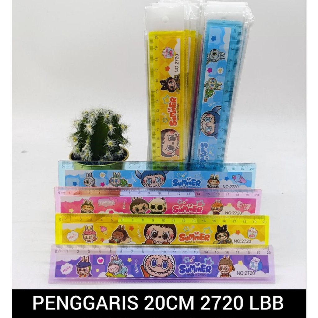 

PENGGARIS GARISAN RULER 20 CM SANRIO KUROMI MELODY CINNAMOROLL POMPURIN LABUBU