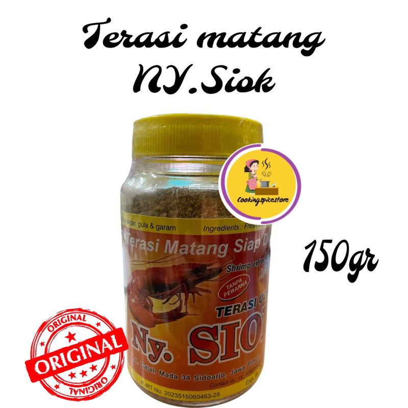 

Terasi Udang Trasi Udang Ny Siok Matang 150gr