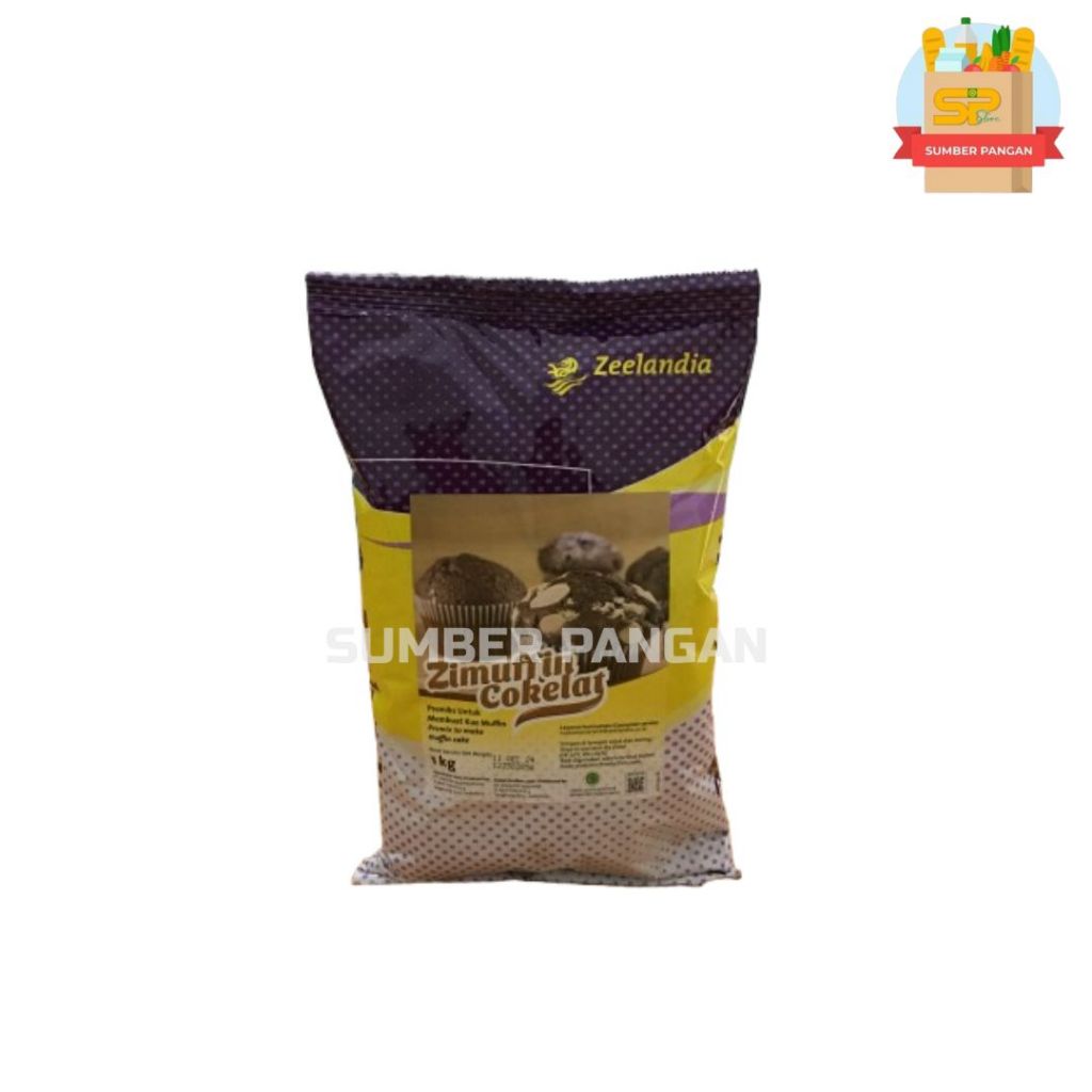 

Zeelandia Zimuffin Chocolate 1Kg / Zimuffin Cokelat 1 Kg / Premik Kue Muffin 1Kg