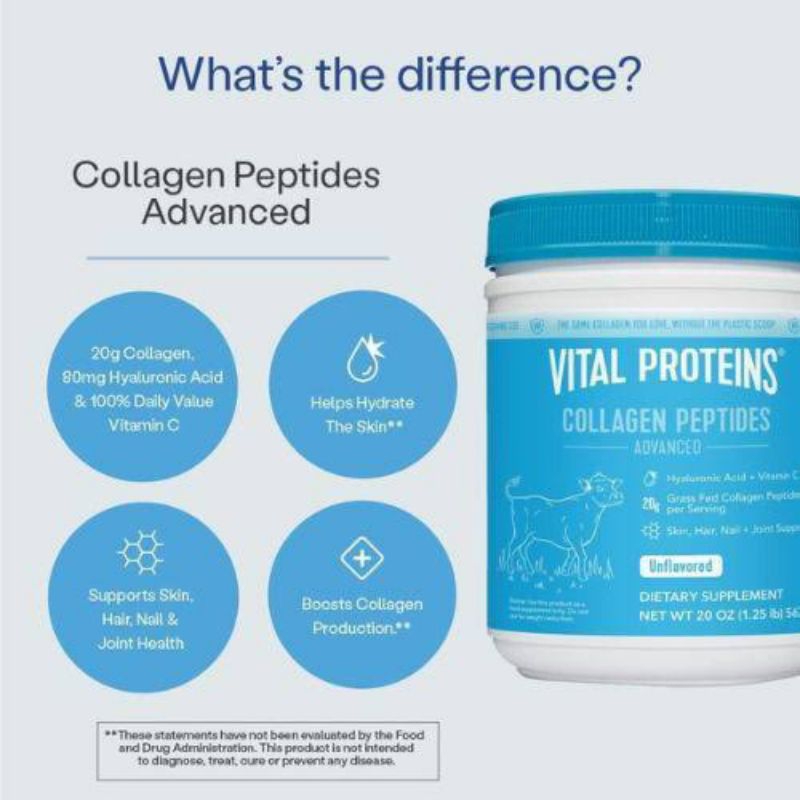 

[ SHARE PACK 20 gram ] VITAL proteins collagen peptides 567 gr 20 oz / kolagen bubuk protein