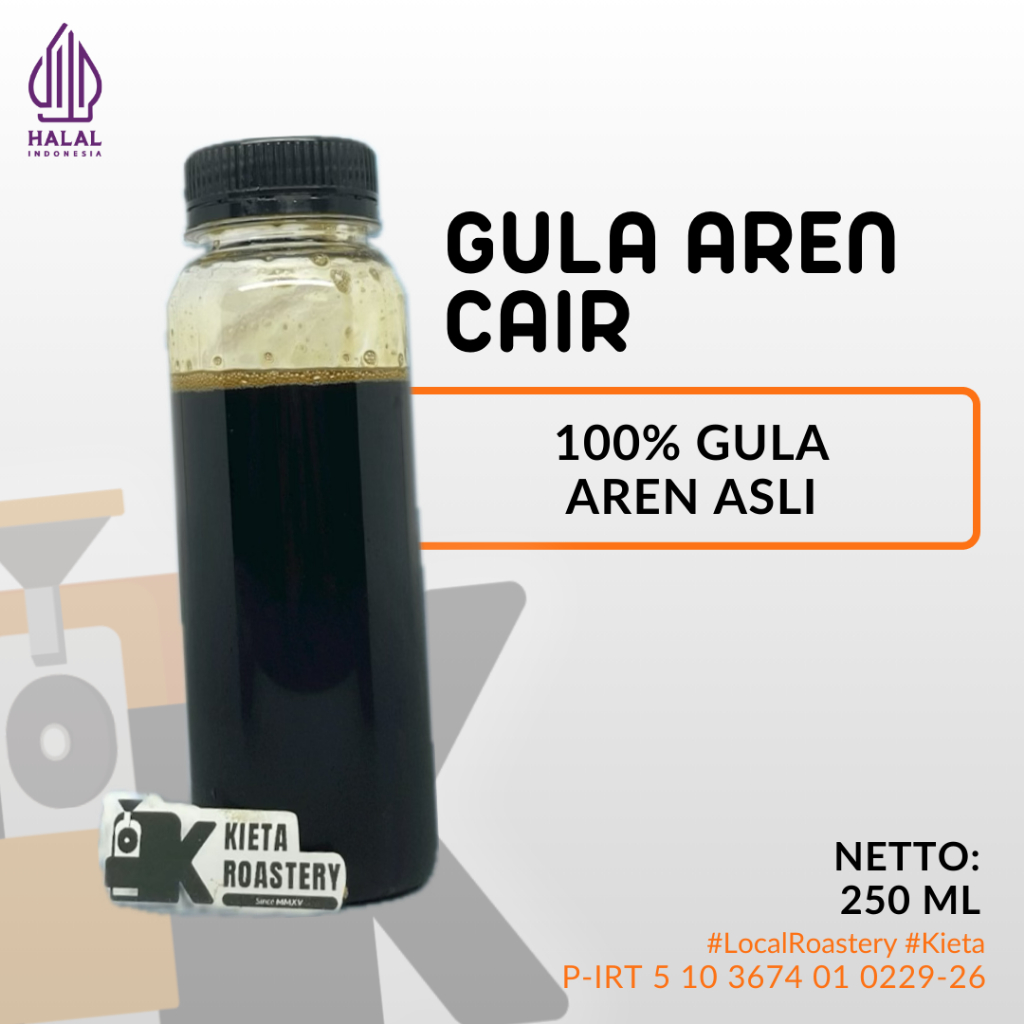 

Kieta Roastery - Gula Aren Cair 250gr/ml untuk campuran kopi susu