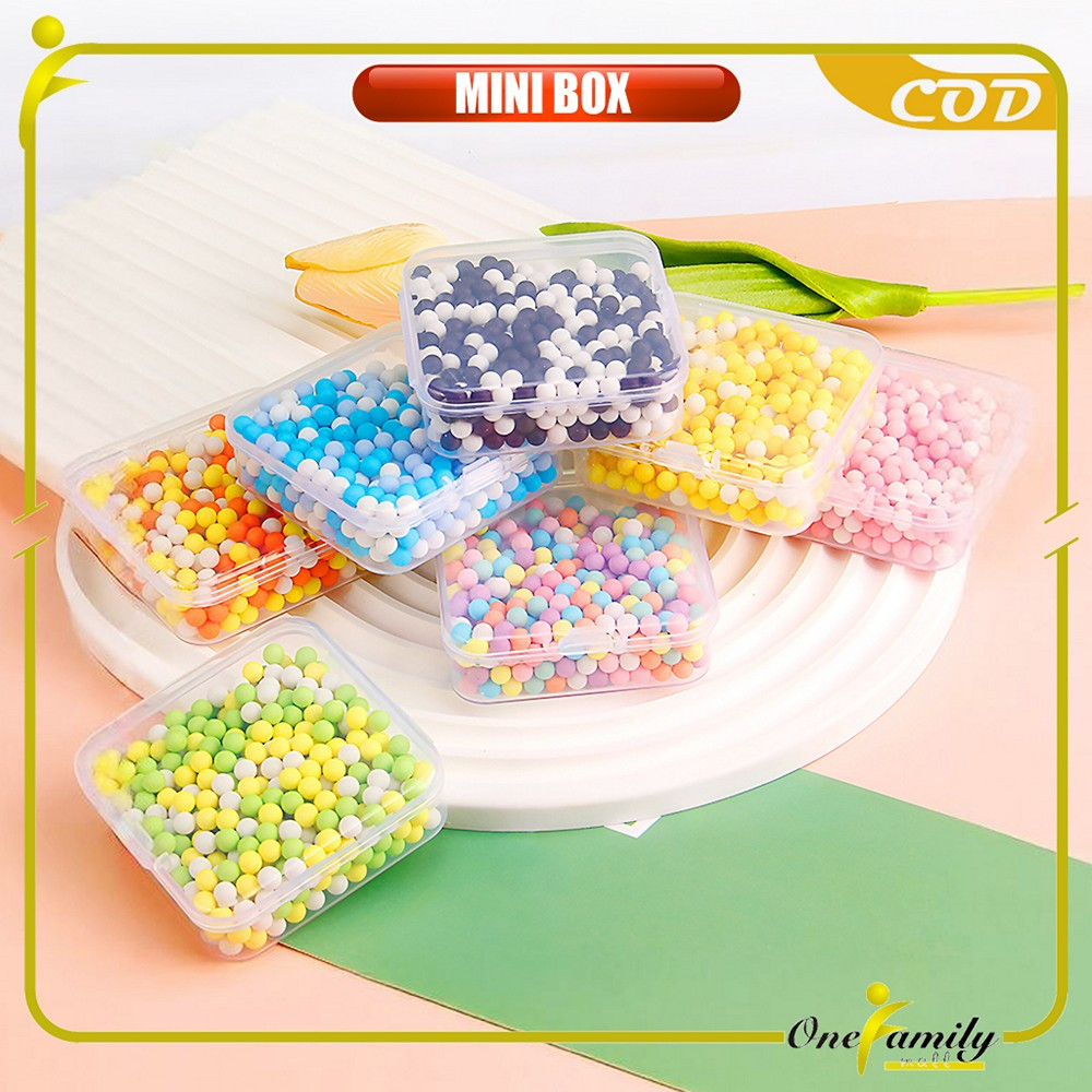 ONE-C1165 Kotak Perhiasan Mini Transparan Kotak Obat Aksesoris Kecil / Wadah Kecil Kotak Plastik Min