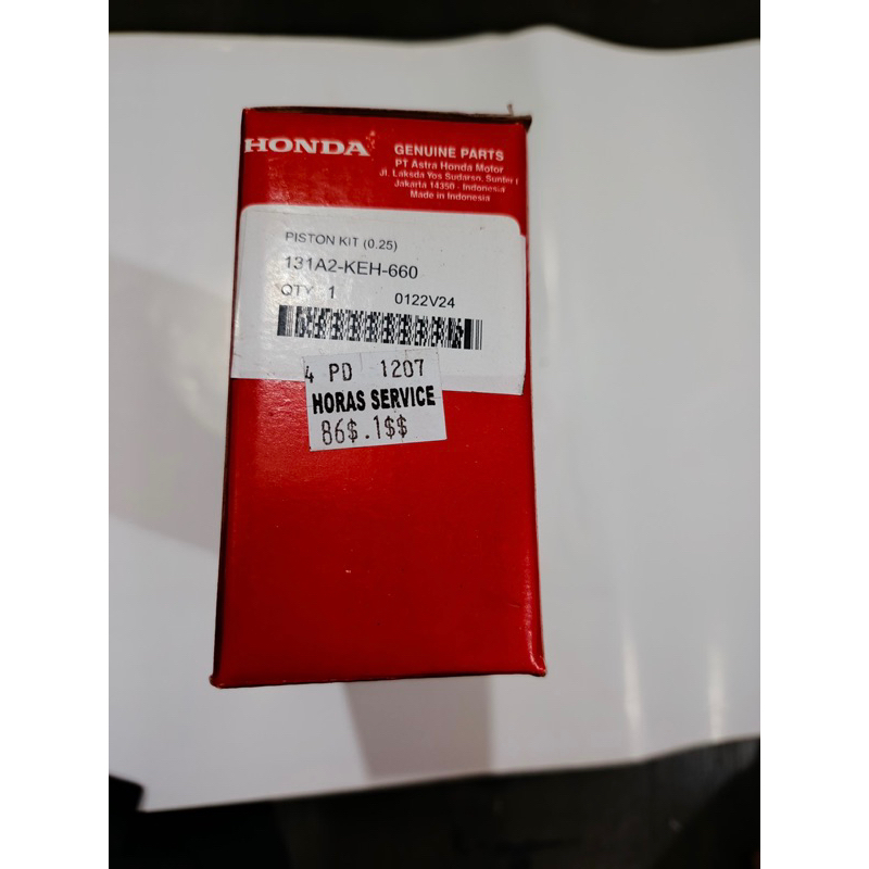 Piston Paket MegaPro KEH/STD Honda Asli/Ori