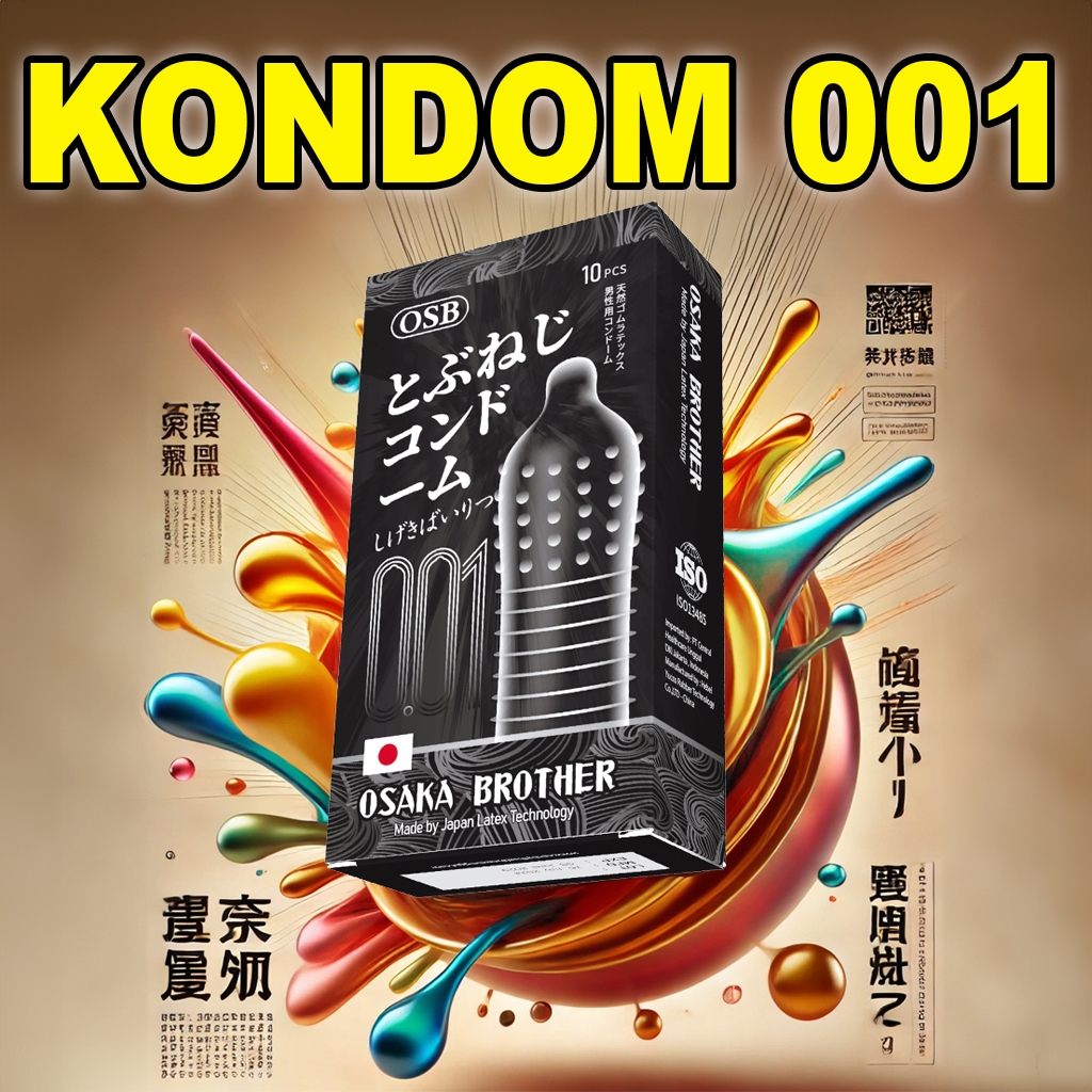 Kondom Bergerigi 001 - Dotted Condom 001 Premium Quality - OSB Japan Condom