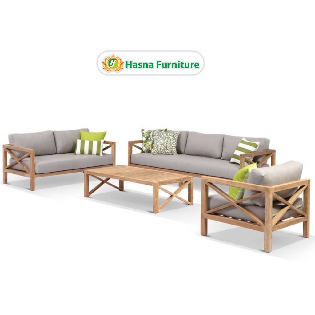 Set Sofa Outdoor Set Sofa Tamu Minimalis Modern
