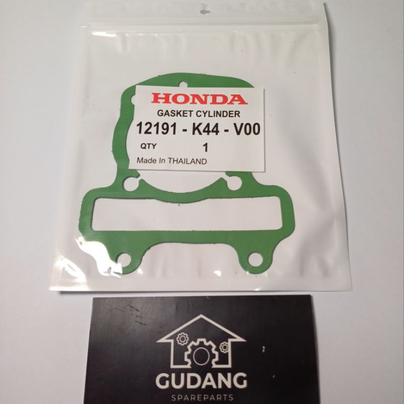 12191-K44-V00 Gasket Cylinder/ Pak Blok Beat Pop/Esp K44/K81 Thai