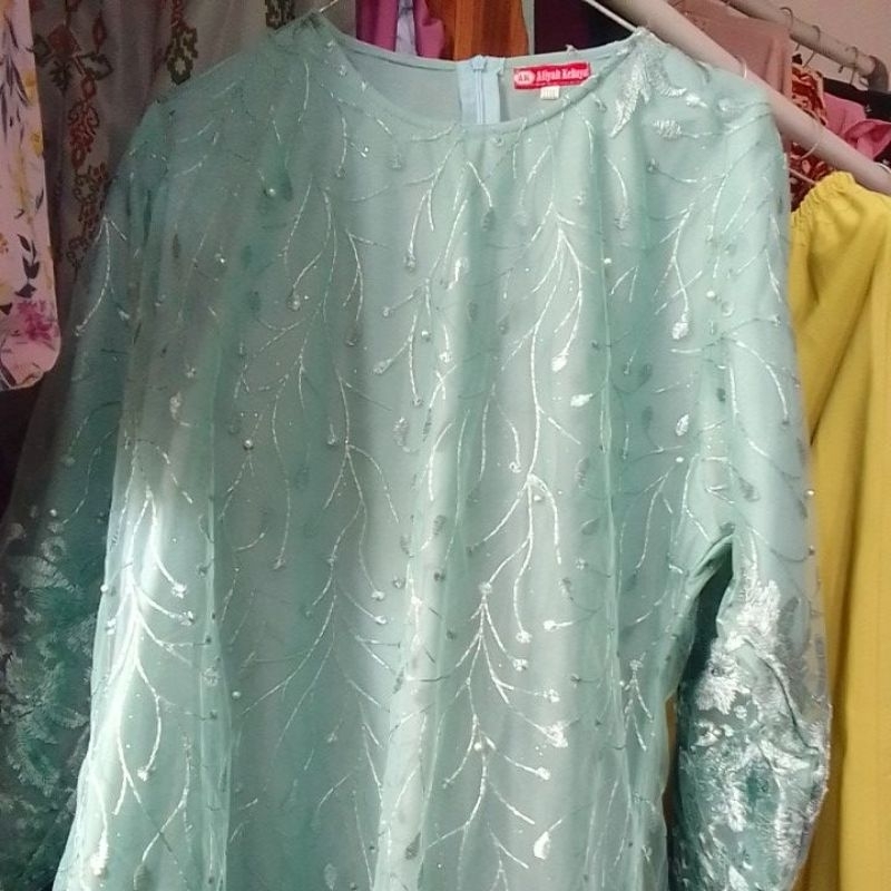 GAMISfullbruklatLd120melar PB145 gamis wanita