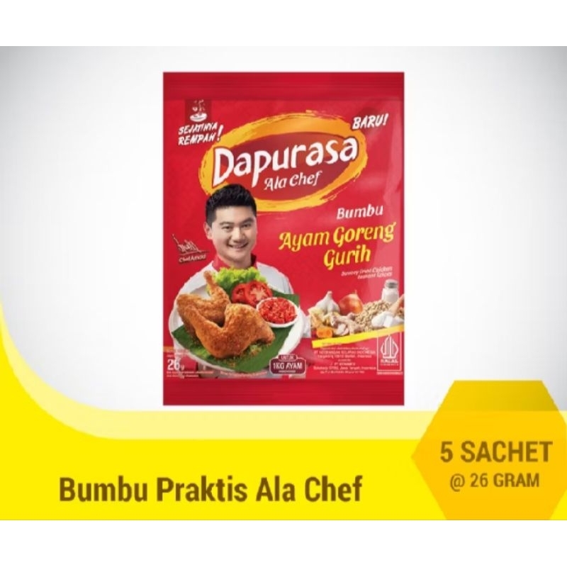 

Dapur rasa ala chef Arnold bumbu dapur praktis...nasi goreng,ayam goreng, tempe dan tahu goreng dll