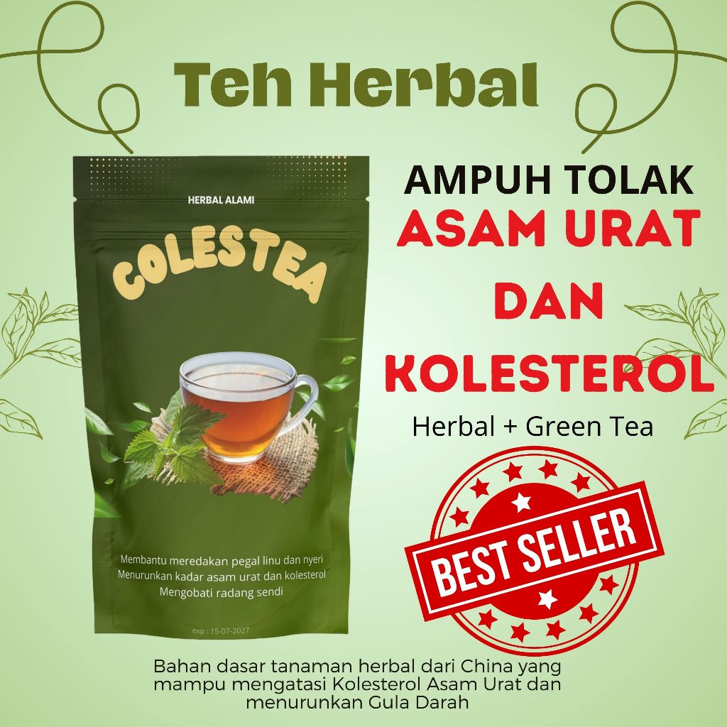 

COLESTEA Obat Herbal Atasi Kolesterol dan Asam Urat Serta Hipertensi dan Detox Paling Ampuh