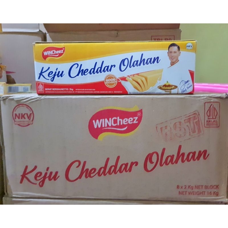 

KEJU WINCHEEZ CHEDDAR 2KG×8 (1 KARTON)