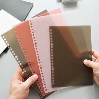 

Cover Sampul Loose Leaf DIY Bahan Mika Tebal Buram Untuk Binder Ukuran A4 B5 A5