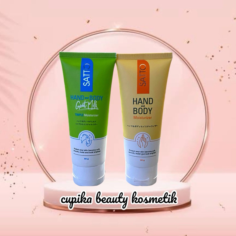SATTO HANDBODY LOTION GOAT MILK 50 ML - MOISTURIZER