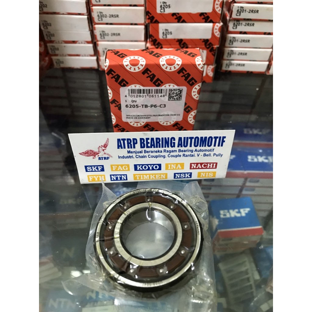 BALL BEARING 6205 TBP6 C3 FAG GERMANY