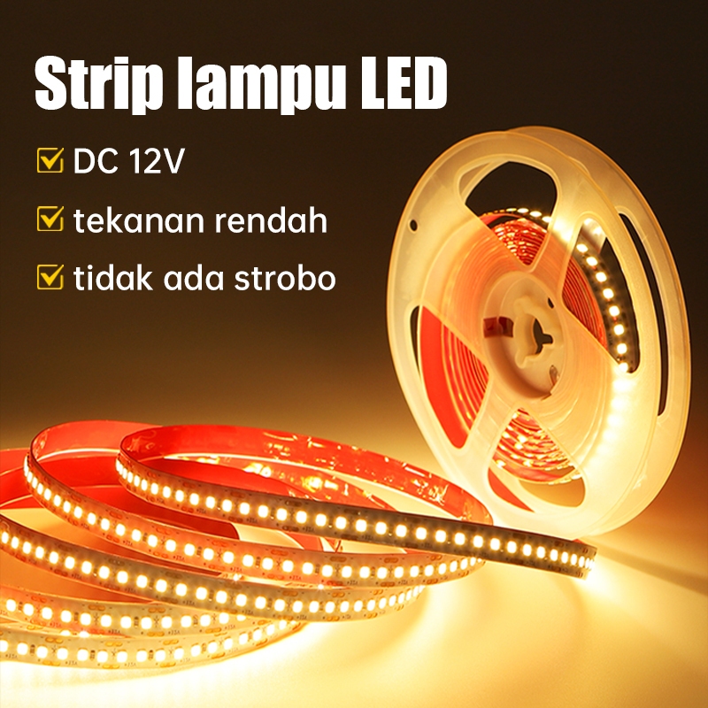 LED STRIP 12 VOLT LAMPU HIAS MOBIL BERPEREKAT BATANG LAMPU 120LED SATU METER 5M10M