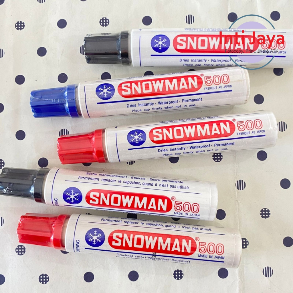 

Spidol Snowman Jumbo Permanent Marker 500