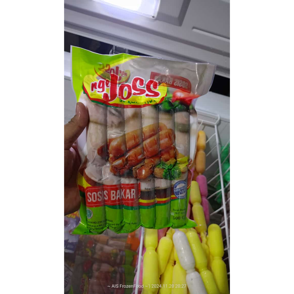 

Sosis Bakar Jumbo - Sosis NgeJoss - Isi 12 Biji Jumbo - Terlaris