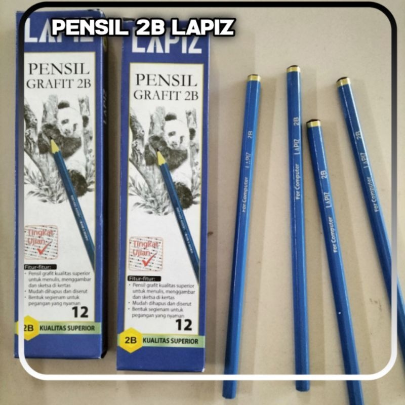 

Pensil 2B LAPIZ/M2000 Type M2B-900 12 pcs( 1 kotak )