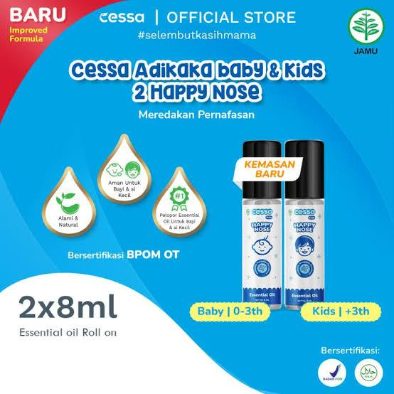 CESSA BABY & KIDS HAPPY NOSE / COUGH AND FLU (8ML BIRU)