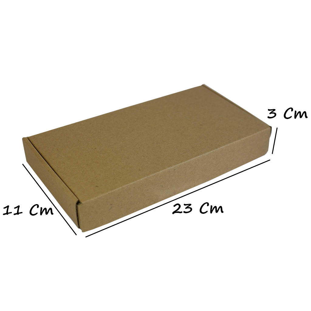 

Kardus karton model pizza box uk. 23x11x3 cm...Die Cut untuk kotak Aksesoris