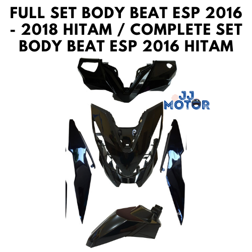 FULL SET BODY BEAT ESP 2016 - 2018 HITAM / COMPLETE SET BODY BEAT ESP 2016 HITAM