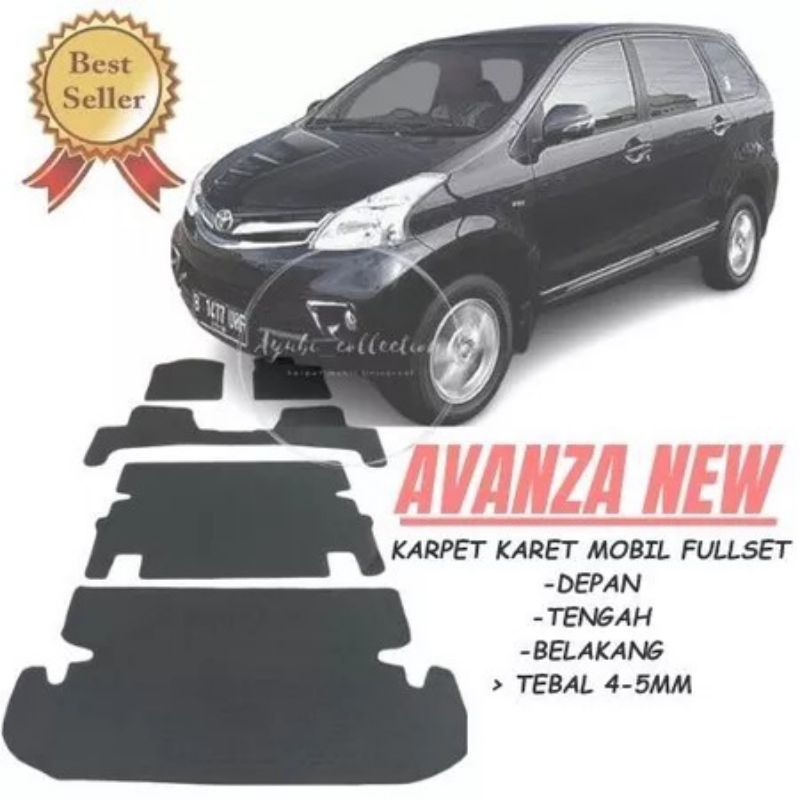 Karpet mobil avanza new 2012 - 2015 full set / Karpet full set mobil avanza 2012 - 2015 / Matras mob
