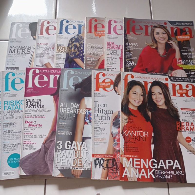 MAJALAH FEMINA TAHUN 2015