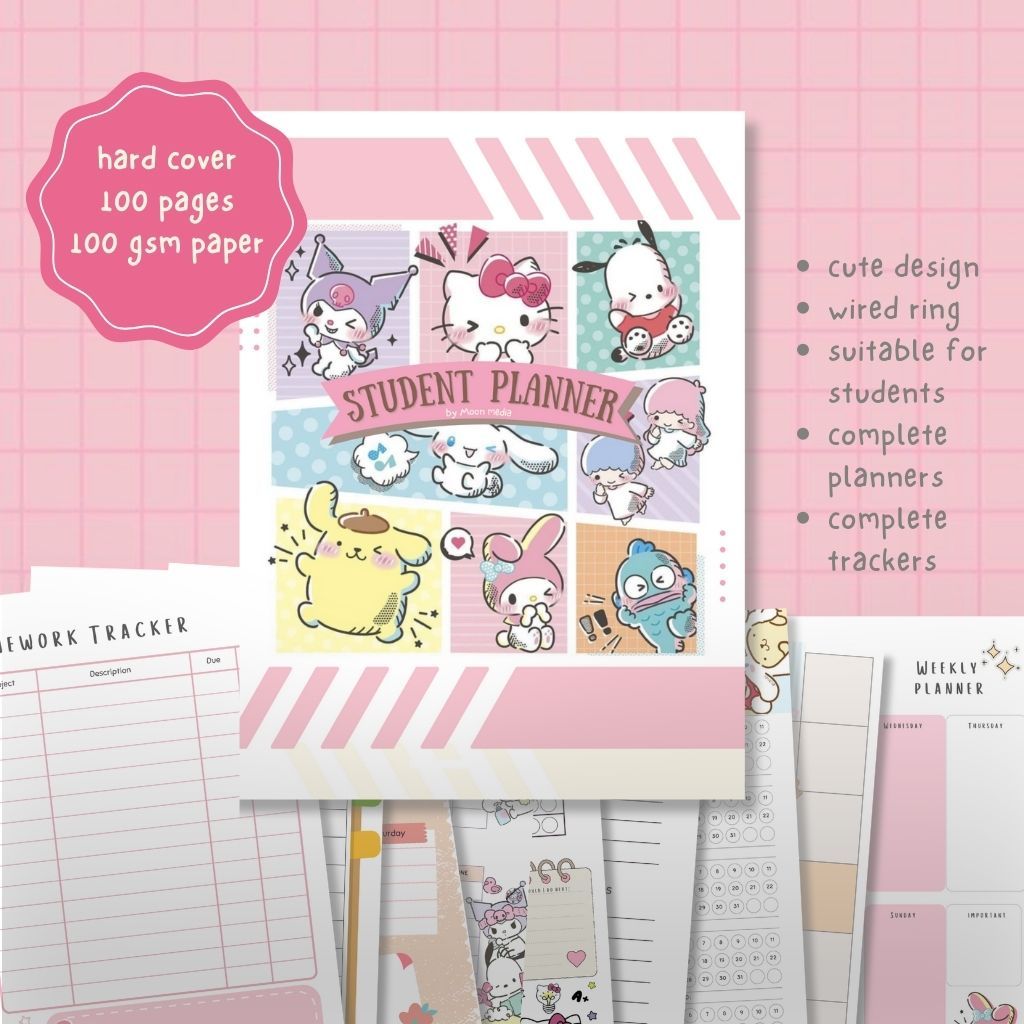 

Tebal 100 Gsm Study Planner Jurnal Planner Jurnal Book Notebook Diary Hard Cover Buku Agenda Kerja Diary Book Agenda Jurnal Buku Jurnal Sanrio [MOON MEDIA]