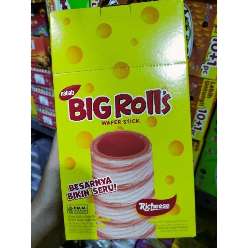 

BIG ROLLS /big rolls coklat keju/wafer stik roll isi 20 pcs