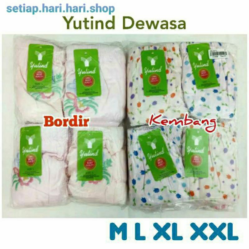 Grosir celana dalam wanita katun yutind 100% ORI