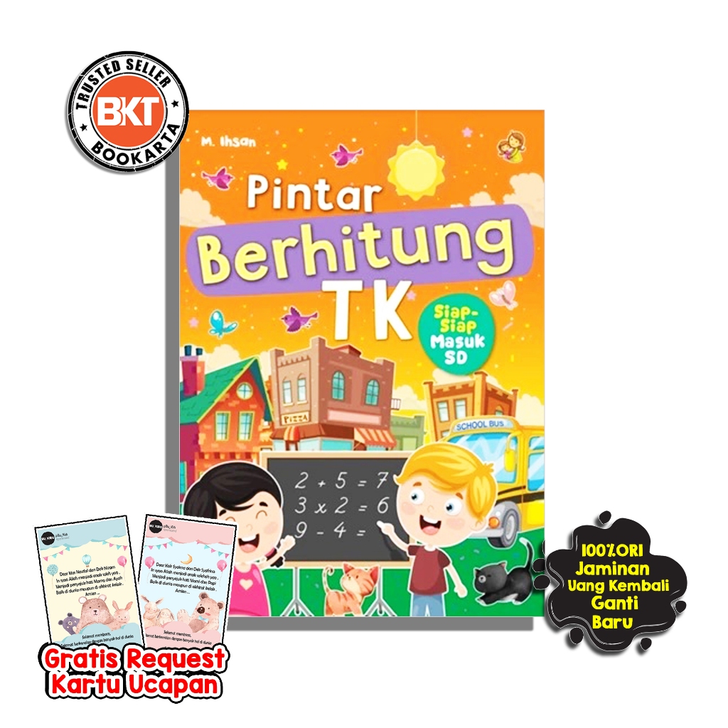 Buku Berhitung Anak TK & PAUD Pintar Berhitung TK Persiapan Masuk SD