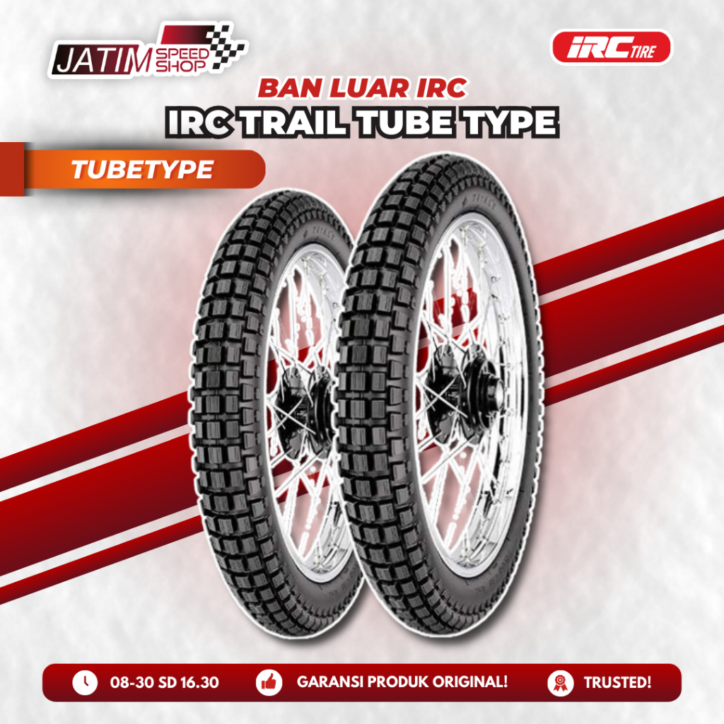 BAN IRC Trail Tahu Ring 14 17 18 19 2.50 2.75 3.00 70/90 80/90 90/90 Original Produksi Terbaru