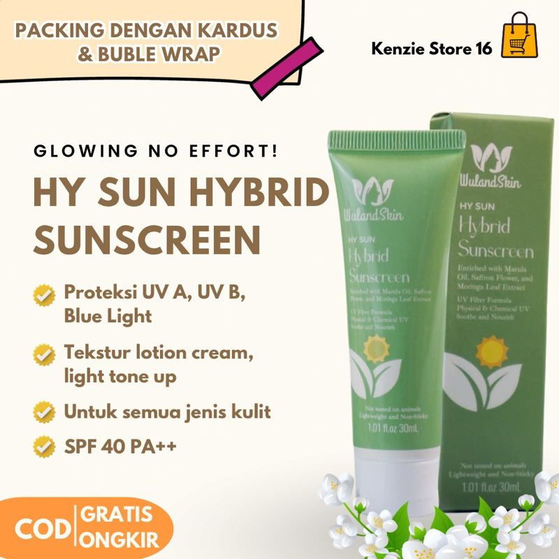 LAST STOCK Hy Sun Hybrid Sunscreen by Wuland Skincare WulandSkin
