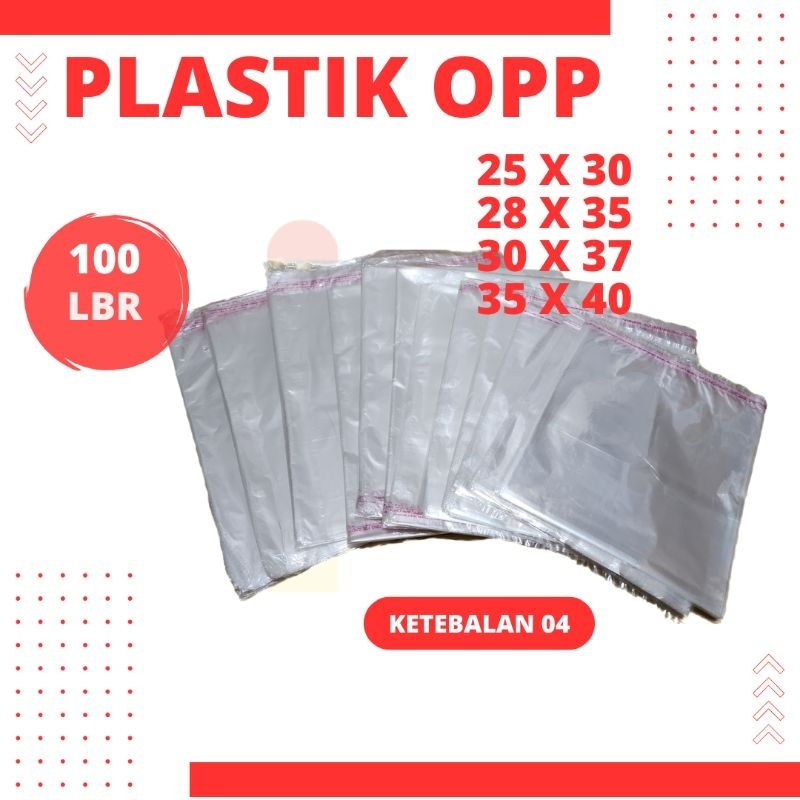 

Plastik OPP, plastik bungkus baju/pakaian/paket