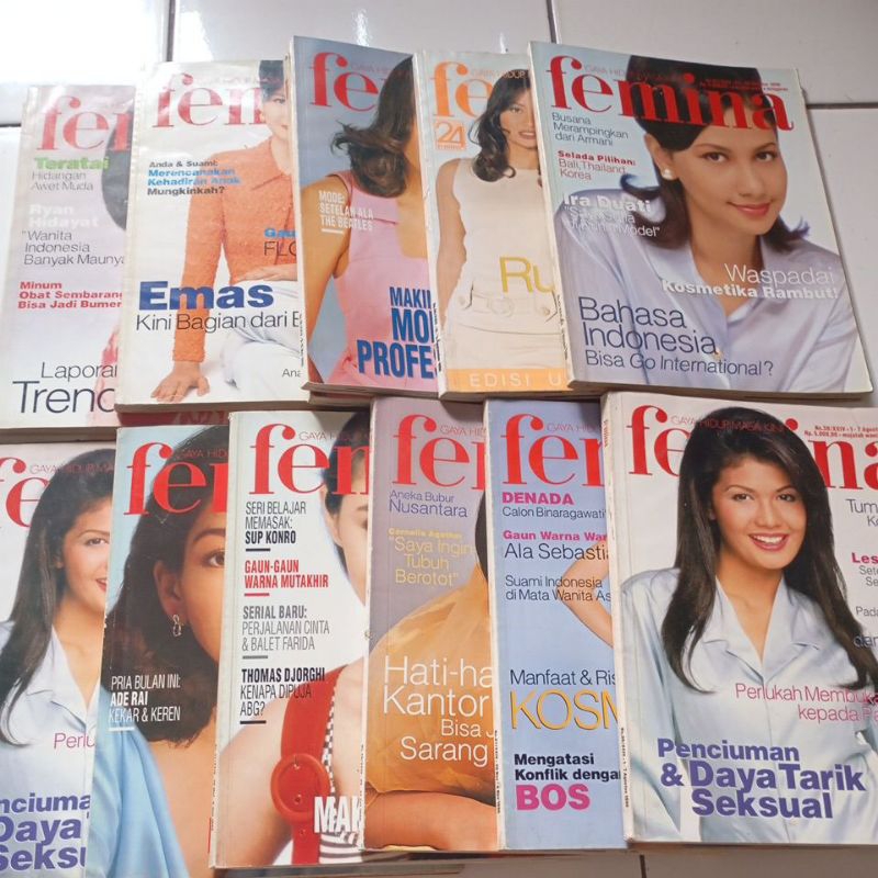 MAJALAH FEMINA TAHUN 1996
