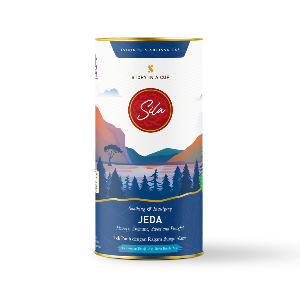 

Sila Artisan Tea | Jeda | Canister | Teh Premium | White Tea