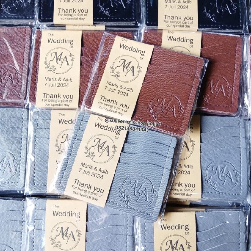 TERMURAH Souvenir card holder/souvenir dompet kartu /souvenir pernikahan