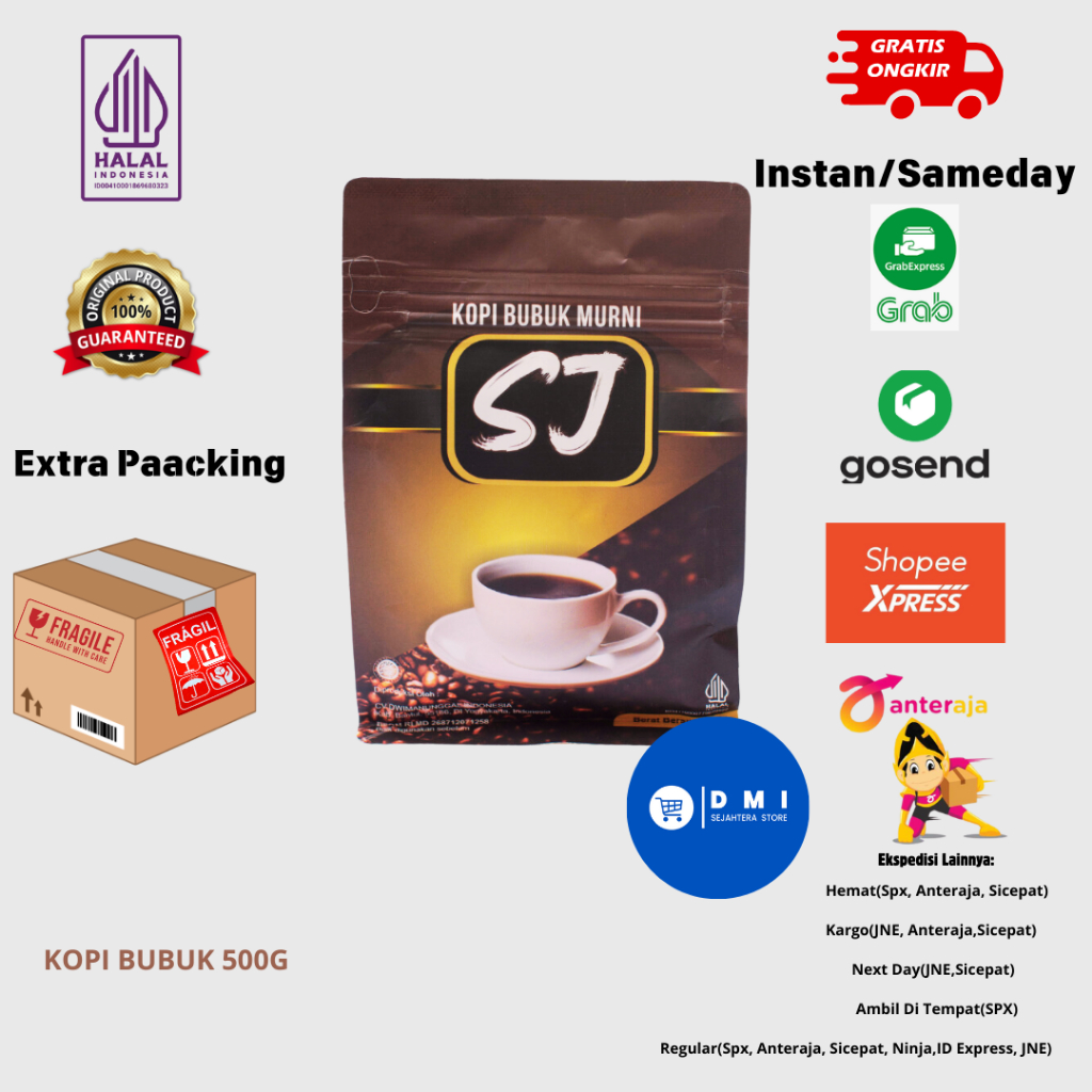 

Kopi SJ Bubuk Robusta 500 gram - Harga Terjangkau, Harum, Nikmat.