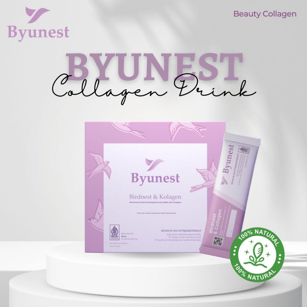 Byunest Collagen Drink - Menyehatkan dan Menutrisi Kulit Wajah By Larissa Chou Paket 1 Box