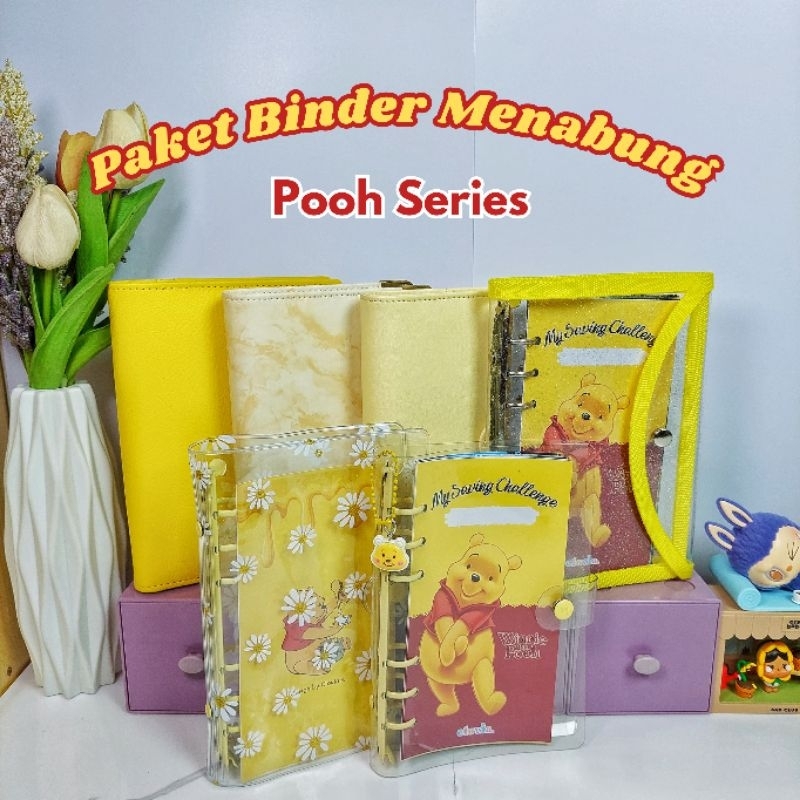 

[10ziplock] Paket Binder Menabung Luxury Pooh Series