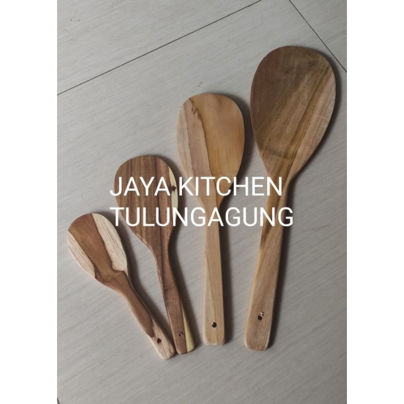 CENTONG NASI KAYU JATI / CENTONG NASI / CENTONG NASI MURAH / KECIL / TANGGUNG / BESAR / JUMBO