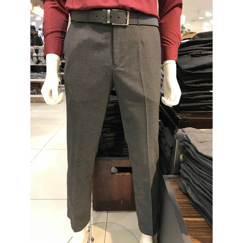 CDL FORMAL , Celana Formal Slimfit Pria, Streach , Abu Tua