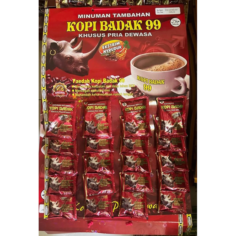 

kopi badak isi 20 sacset