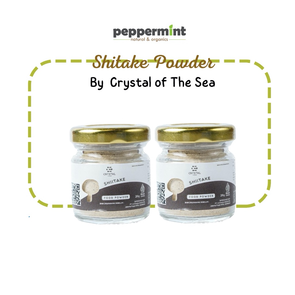 

Crystal of The Sea Food Powder Shiitake (20 gr) / Bubuk Jamur Shiitake