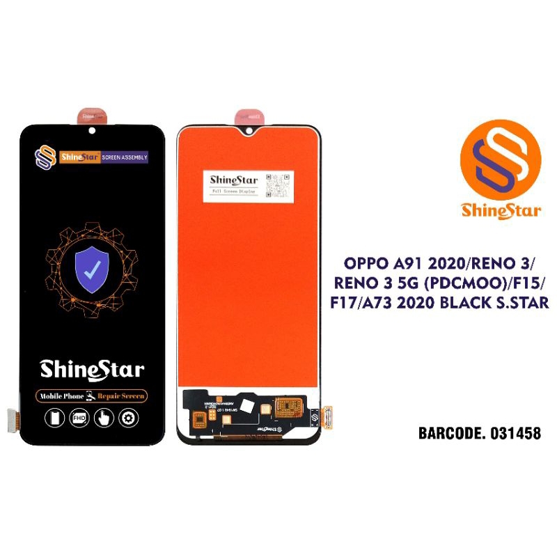 (SHINESTAR) LCD OPPO A91 2020/RENO 3/RENO 3 5G/F15/F17/A73 2020 ORIGINAL FULL SET/LCD+TOUCHSCREEN