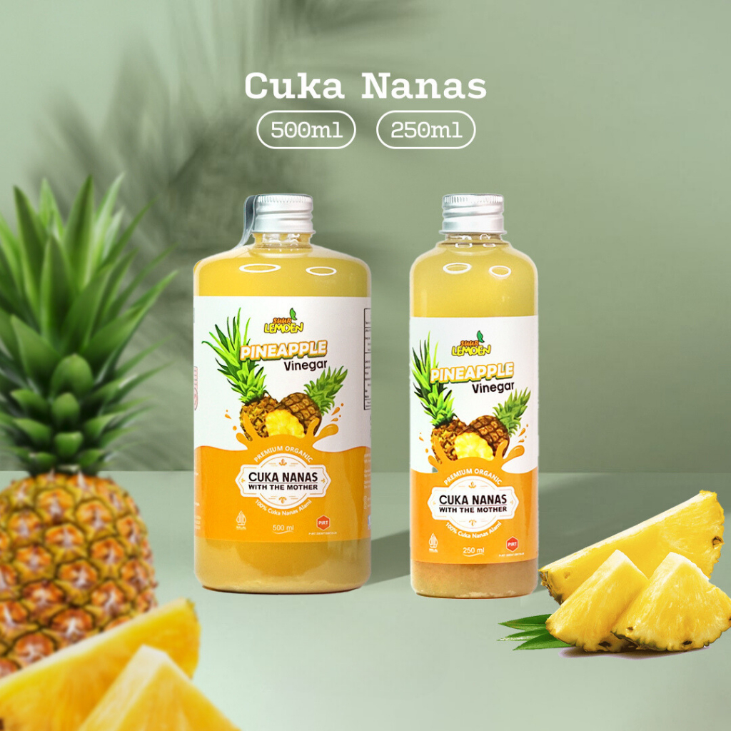 

Cuka Nanas Organik 250ml 500ml by Suur Lemoen Minuman Kesehatan Diet Asam Lambung