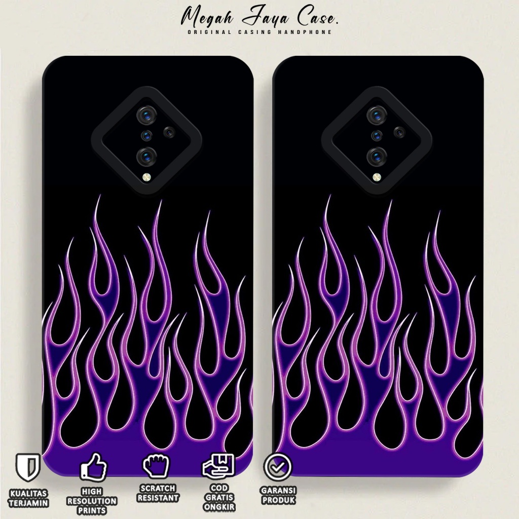 Softcase Hp VIVO S1 PRO - Case Hp VIVO S1 PRO Motif FIRE - Casing Hp VIVO S1 PRO - Softcase Pro Came
