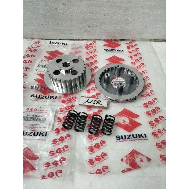 RUMAH KOPLING+PER KOPLING SUZUKI SMASH 110 OLD NEW SHOGUN 125 OLD