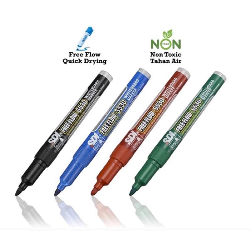 

Matris - Spidol Papan Tulis / Spidol SDI Whiteboard S530 / Whiteboard Marker / Spidol Dapat Dihapus