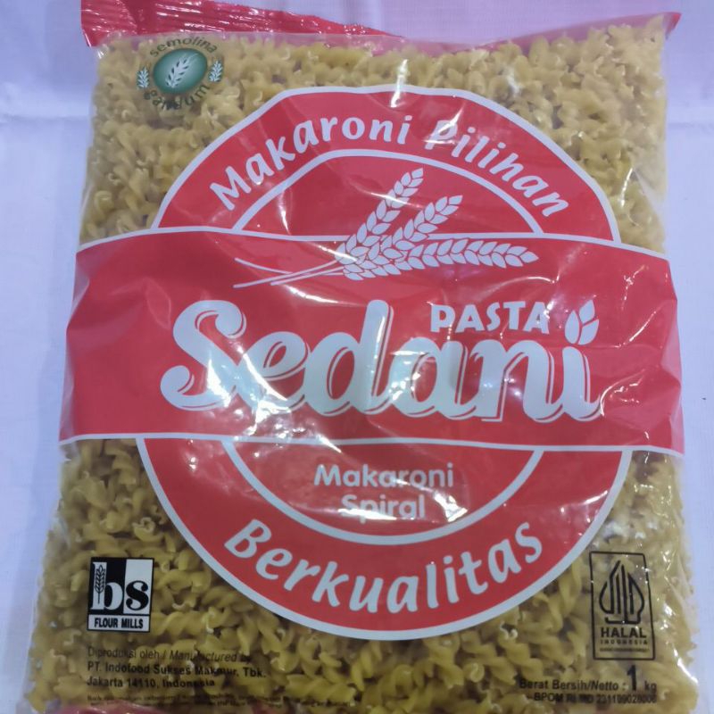 

makaroni sedani spiral ukuran 1kg